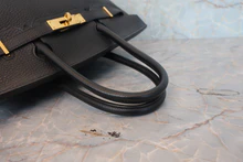 画像をギャラリービューアに読み込む, HERMES/エルメス バーキン30 トゴ ブラック □G刻印 ハンドバッグ 800030152