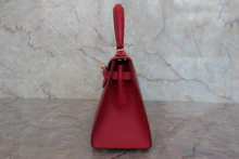 画像をギャラリービューアに読み込む, HERMES/エルメス ミニケリー20 クシュベル ルージュヴィフ □C刻印 ショルダーバッグ 800040066