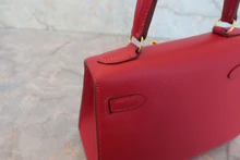 画像をギャラリービューアに読み込む, HERMES／エルメス ミニケリー20 クシュベル ルージュヴィフ □C刻印 ショルダーバッグ 800040066
