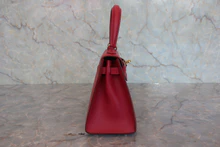 画像をギャラリービューアに読み込む, HERMES/エルメス ミニケリー20 クシュベル ルージュヴィフ □C刻印 ショルダーバッグ 800040066