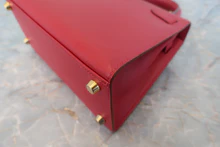 画像をギャラリービューアに読み込む, HERMES/エルメス ミニケリー20 クシュベル ルージュヴィフ □C刻印 ショルダーバッグ 800040066