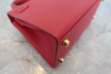 画像をギャラリービューアに読み込む, HERMES／エルメス ミニケリー20 クシュベル ルージュヴィフ □C刻印 ショルダーバッグ 800040066
