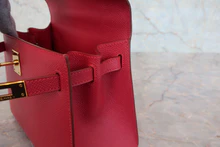 画像をギャラリービューアに読み込む, HERMES／エルメス ミニケリー20 クシュベル ルージュヴィフ □C刻印 ショルダーバッグ 800040066
