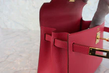 画像をギャラリービューアに読み込む, HERMES／エルメス ミニケリー20 クシュベル ルージュヴィフ □C刻印 ショルダーバッグ 800040066
