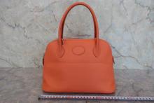 画像をギャラリービューアに読み込む, HERMES/エルメス ボリード27 ヴォーエプソン マンゴー □P刻印 ショルダーバッグ 800040061