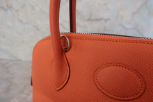 画像をギャラリービューアに読み込む, HERMES/エルメス ボリード27 ヴォーエプソン マンゴー □P刻印 ショルダーバッグ 800040061