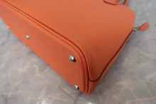 画像をギャラリービューアに読み込む, HERMES/エルメス ボリード27 ヴォーエプソン マンゴー □P刻印 ショルダーバッグ 800040061