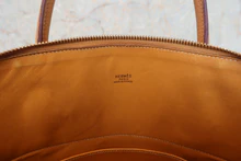 画像をギャラリービューアに読み込む, HERMES/エルメス ボリード35 フィヨルド ナチュラル □H刻印 ショルダーバッグ 800040050