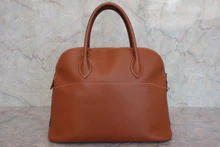 画像をギャラリービューアに読み込む, HERMES／エルメス ボリード35 クシュベル ゴールド ショルダーバッグ 800030121
