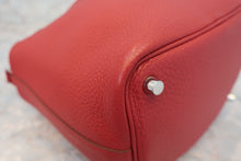 Load image into Gallery viewer, HERMES PICOTIN LOCK PM Clemence leather Rouge garance □Q Engraving Hand bag 700010089
