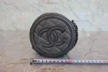 画像をギャラリービューアに読み込む, CHANEL/シャネル マトラッセラウンドチェーンショルダーバッグ キャビアスキン グレー/シルバー金具 ショルダーバッグ 800040069
