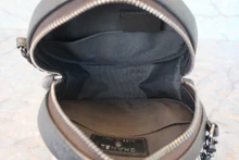 画像をギャラリービューアに読み込む, CHANEL/シャネル マトラッセラウンドチェーンショルダーバッグ キャビアスキン グレー/シルバー金具 ショルダーバッグ 800040069