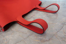 画像をギャラリービューアに読み込む, HERMES／エルメス ピコタンロックＭＭ トリヨンクレマンス ルージュトマト X刻印 ハンドバッグ 700100020
