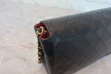画像をギャラリービューアに読み込む, CHANEL/シャネル マトラッセチェーンショルダーバッグ ラムスキン ブラック/ゴールド金具 ショルダーバッグ 800040046