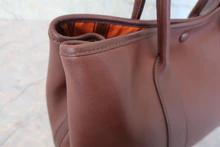 画像をギャラリービューアに読み込む, HERMES／エルメス ガーデンツイリーＴＰＭ ヴォーガリバー ハバナ □I刻印 トートバッグ 800030021
