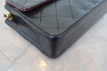 画像をギャラリービューアに読み込む, CHANEL/シャネル マトラッセチェーンショルダーバッグ ラムスキン ブラック/ゴールド金具 ショルダーバッグ 800040046