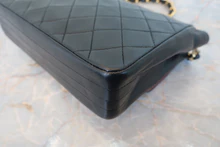 画像をギャラリービューアに読み込む, CHANEL/シャネル マトラッセチェーンショルダーバッグ ラムスキン ブラック/ゴールド金具 ショルダーバッグ 800040046