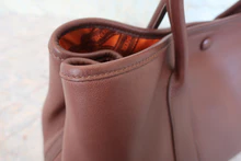 画像をギャラリービューアに読み込む, HERMES/エルメス ガーデンツイリーTPM ヴォーガリバー ハバナ □I刻印 トートバッグ 800030021