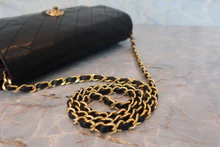 画像をギャラリービューアに読み込む, CHANEL/シャネル マトラッセチェーンショルダーバッグ ラムスキン ブラック/ゴールド金具 ショルダーバッグ 800040046