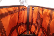 画像をギャラリービューアに読み込む, HERMES／エルメス ガーデンツイリーＴＰＭ ヴォーガリバー ハバナ □I刻印 トートバッグ 800030021
