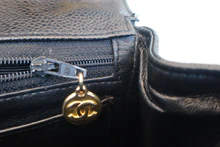 画像をギャラリービューアに読み込む, CHANEL/シャネル マドモアゼルチェーンショルダーバッグ キャビアスキン ブラック/ゴールド金具 ショルダーバッグ 800040073