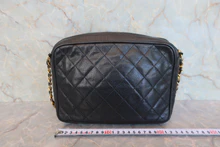 画像をギャラリービューアに読み込む, CHANEL/シャネル マトラッセチェーンショルダーバッグ キャビアスキン ブラック/ゴールド金具 800040070