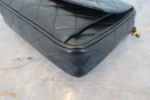 画像をギャラリービューアに読み込む, CHANEL/シャネル マトラッセチェーンショルダーバッグ キャビアスキン ブラック/ゴールド金具 800040070