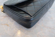 画像をギャラリービューアに読み込む, CHANEL/シャネル マトラッセチェーンショルダーバッグ キャビアスキン ブラック/ゴールド金具 800040070