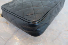 画像をギャラリービューアに読み込む, CHANEL/シャネル マトラッセチェーンショルダーバッグ キャビアスキン ブラック/ゴールド金具 800040070
