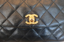 画像をギャラリービューアに読み込む, CHANEL/シャネル マトラッセチェーンショルダーバッグ キャビアスキン ブラック/ゴールド金具 800040070
