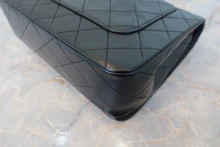 画像をギャラリービューアに読み込む, CHANEL/シャネル マトラッセチェーンショルダーバッグ ラムスキン ブラック/ゴールド金具 ショルダーバッグ 800040072