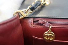 画像をギャラリービューアに読み込む, CHANEL/シャネル ダイアナマトラッセチェーンショルダーバッグ ラムスキン ブラック/ゴールド金具 ショルダーバッグ 800020195