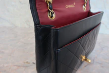 画像をギャラリービューアに読み込む, CHANEL/シャネル マトラッセチェーンショルダーバッグ ラムスキン ブラック/ゴールド金具 ショルダーバッグ 800040072