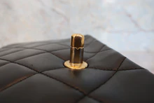 画像をギャラリービューアに読み込む, CHANEL/シャネル ダイアナマトラッセチェーンショルダーバッグ ラムスキン ブラック/ゴールド金具 ショルダーバッグ 800020195