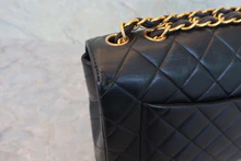 画像をギャラリービューアに読み込む, CHANEL/シャネル 中マトラッセシングルフラップWチェーンショルダーバッグ ラムスキン ブラック/ゴールド金具 ショルダーバッグ 800030137