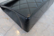 画像をギャラリービューアに読み込む, CHANEL/シャネル 中マトラッセシングルフラップWチェーンショルダーバッグ ラムスキン ブラック/ゴールド金具 ショルダーバッグ 800030137