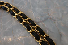 画像をギャラリービューアに読み込む, CHANEL/シャネル 中マトラッセシングルフラップWチェーンショルダーバッグ ラムスキン ブラック/ゴールド金具 ショルダーバッグ 800030137