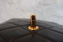 画像をギャラリービューアに読み込む, CHANEL/シャネル 中マトラッセシングルフラップWチェーンショルダーバッグ ラムスキン ブラック/ゴールド金具 ショルダーバッグ 800030137