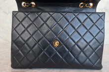 画像をギャラリービューアに読み込む, CHANEL/シャネル 中マトラッセシングルフラップWチェーンショルダーバッグ ラムスキン ブラック/ゴールド金具 ショルダーバッグ 800030137