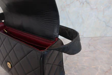 画像をギャラリービューアに読み込む, CHANEL/シャネル マトラッセショルダーバッグ ラムスキン ブラック/ゴールド金具 ショルダーバッグ 800040013
