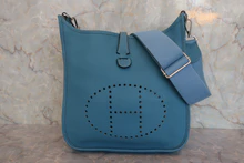 画像をギャラリービューアに読み込む, HERMES/エルメス エブリン3PM トリヨンクレマンス ブルージーン ショルダーバッグ 800040064