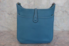 画像をギャラリービューアに読み込む, HERMES/エルメス エブリン3PM トリヨンクレマンス ブルージーン ショルダーバッグ 800040064