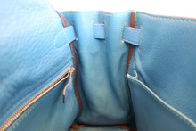 画像をギャラリービューアに読み込む, HERMES/エルメス ケリー28 トリヨンクレマンス ミコノス □O刻印 ショルダーバッグ 700070190