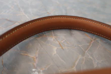 画像をギャラリービューアに読み込む, HERMES/エルメス ケリー28 ボックスカーフ ナチュラル 〇X刻印 ショルダーバッグ 800040044