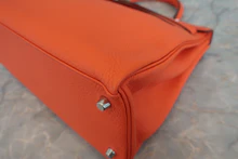 画像をギャラリービューアに読み込む, HERMES/エルメス ケリー35 トリヨンクレマンス オレンジポピー T刻印 ショルダーバッグ 800040063