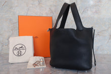 Load image into Gallery viewer, HERMES PICOTIN LOCK PM Clemence leather Black Hand bag 700010019
