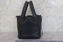 Load image into Gallery viewer, HERMES PICOTIN LOCK PM Clemence leather Black Hand bag 700010019
