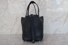 Load image into Gallery viewer, HERMES PICOTIN LOCK PM Clemence leather Black Hand bag 700010019
