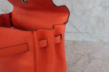画像をギャラリービューアに読み込む, HERMES/エルメス ケリー35 トリヨンクレマンス オレンジポピー T刻印 ショルダーバッグ 800040063