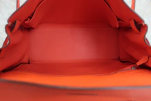 画像をギャラリービューアに読み込む, HERMES／エルメス ケリー35 トリヨンクレマンス オレンジポピー T刻印 ショルダーバッグ 800040063
